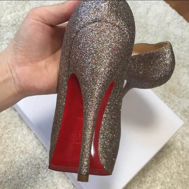 Christian Louboutin - 最終値下げ☆ ルブタン グリッター パンプス