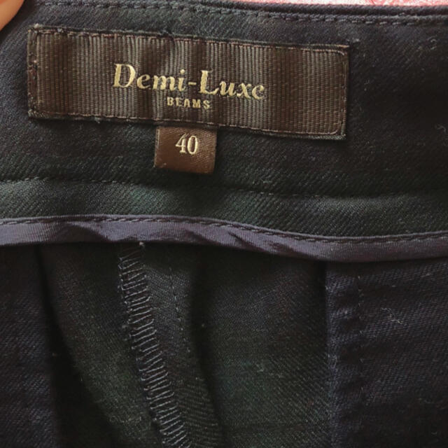 Demi-Luxe BEAMS(デミルクスビームス)のとも様専用♡センタープレス チェックパンツ レディースのパンツ(クロップドパンツ)の商品写真