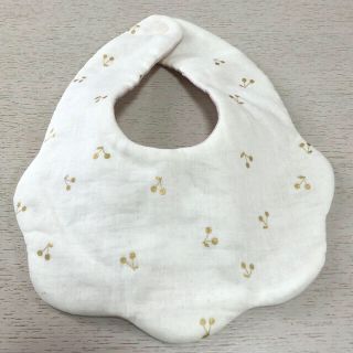 ハンドメイド　スタイ　リバーシブル　1枚(スタイ/よだれかけ)