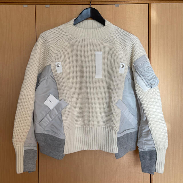 sacai   2新品未使用 sacai aw ma ニット サカイ 白 whiteの