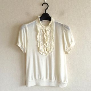 ビームス(BEAMS)のレイビームス♡フリルレースカットソー(カットソー(半袖/袖なし))