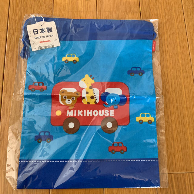 mikihouse(ミキハウス)のミキハウス　新品　巾着 キッズ/ベビー/マタニティのこども用バッグ(ランチボックス巾着)の商品写真