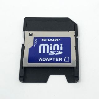 シャープ(SHARP)の【シャープ】ミニSDカードアダプター(PC周辺機器)