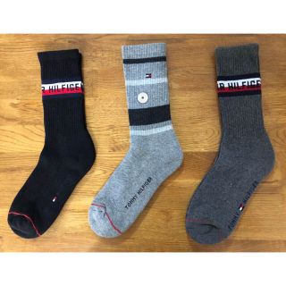 トミーヒルフィガー(TOMMY HILFIGER)の新品トミーヒルフィガーTOMMY HILFIGERメンズソックス3足セット403(ソックス)