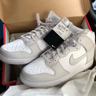 ナイキ(NIKE)の28.5cm DUNK HIGH  ハイ　VAST GREY US10.5(スニーカー)