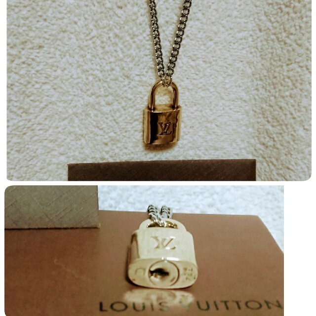 LOUIS VUITTON(ルイヴィトン)のルイヴィトン ゴールド 南京錠(鍵無し) メンズのアクセサリー(ネックレス)の商品写真