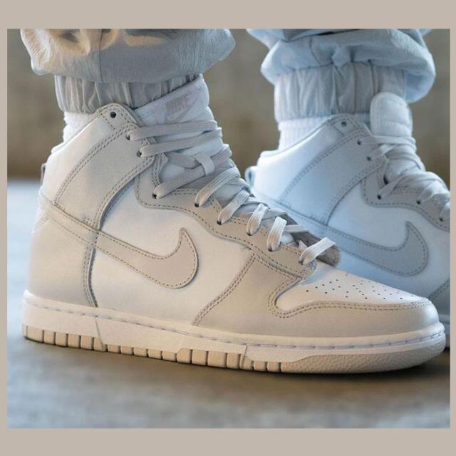 NIKE(ナイキ)のUS10 28cm Nike Dunk High White Vast Grey メンズの靴/シューズ(スニーカー)の商品写真