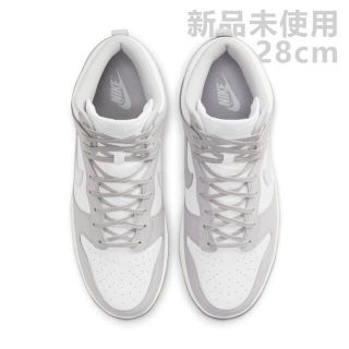 ナイキ(NIKE)のUS10 28cm Nike Dunk High White Vast Grey(スニーカー)