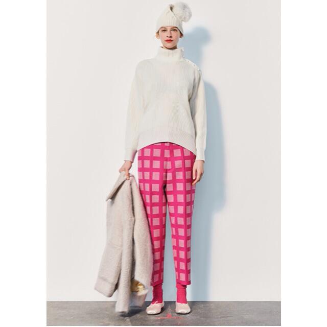 Drawer - Ruta　Drawer2019AW9G畦ショルダーボタンタートルニット