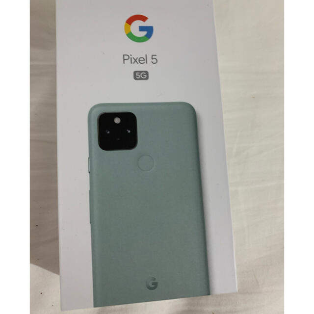 スマホ/家電/カメラ新品未使用　Google Pixel5 Sorta Sage