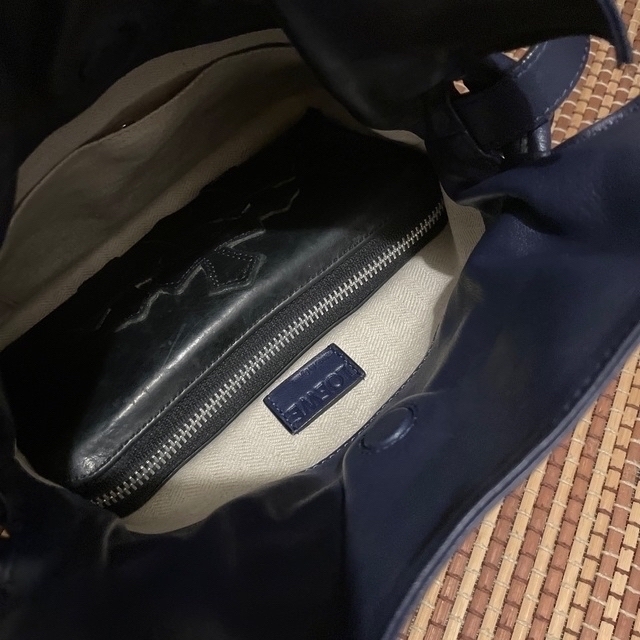 2022福袋】 LOEWE - 美品 ロエベフラメンコノットスモールネイビー
