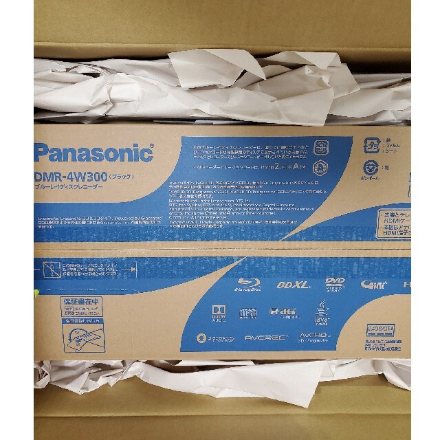 Panasonic(パナソニック)の【新品未使用】Panasonic パナソニック DMR-4W300 3TB スマホ/家電/カメラのテレビ/映像機器(ブルーレイレコーダー)の商品写真