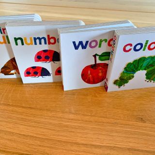 箱なし新品 はらぺこあおむし 英語 絵本 ミニボードブック 4冊セット(絵本/児童書)