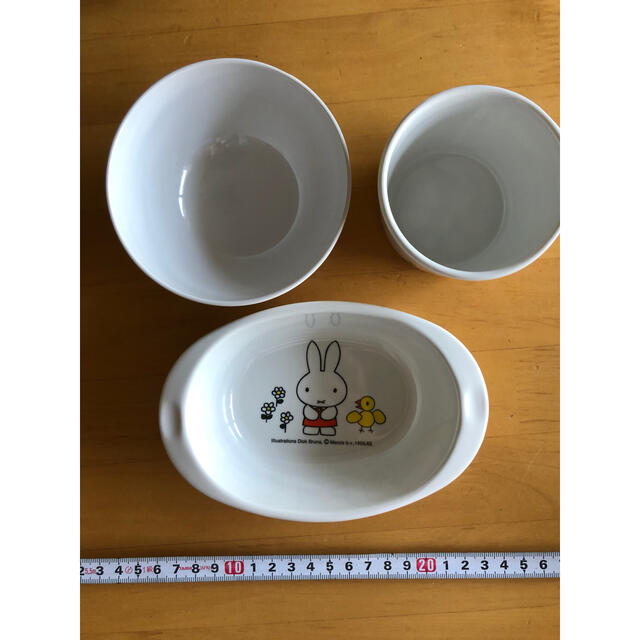 【めるくる様専用】Kids ミッフィー　3点食器セット キッズ/ベビー/マタニティの授乳/お食事用品(プレート/茶碗)の商品写真