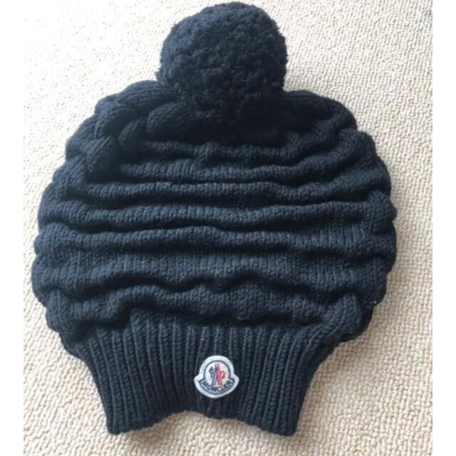 MONCLER(モンクレール)のモンクレール、ニット帽！ sizeフリー！未使用に近い美品＾＾ レディースの帽子(ニット帽/ビーニー)の商品写真