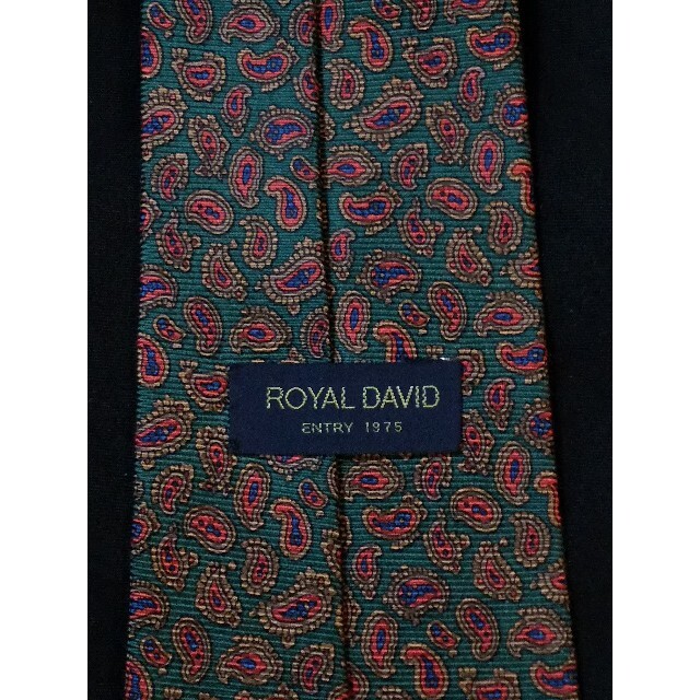 ROYAL DAVID ネクタイ 日本製 シルク100% メンズのファッション小物(ネクタイ)の商品写真