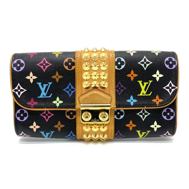 レディースルイヴィトン LOUIS VUITTON ポシェットコートニー M45640 モノグラムマルチカラー クラッチバッグ セカンドバッグ モノグラムマルチカラーキャンバス ノワール マルチカラー