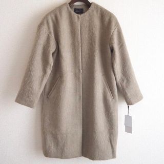 ラウンジドレス(Loungedress)の【およよ様専用】ラウンジドレス Lounge dress ノーカラー コート(ロングコート)