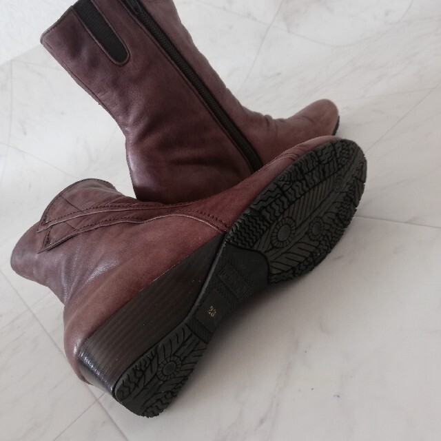 LUPUY リュピュイ 本革ショートブーツ 23cm レディースの靴/シューズ(ブーツ)の商品写真