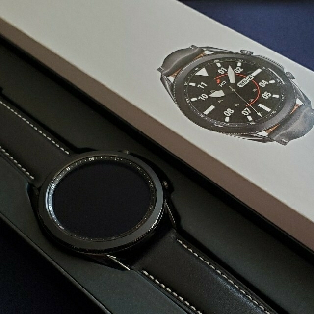 魅力の SAMSUNG - 美品  Galaxy Watch3 45mm ブラック 腕時計(デジタル)