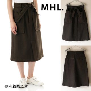 MARGARET HOWELL - MHL. スカート ウールコットン ドリル地 MARGARET HOWELL - MHL. スカート ウールコットン ドリル地