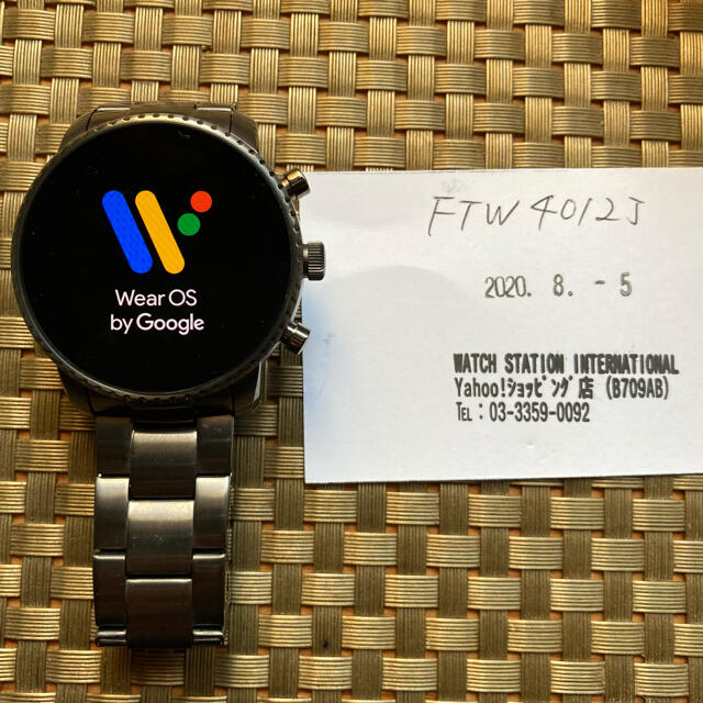 FOSSIL(フォッシル)のFossil Men’s スマートウォッチ Explorist HR 4th メンズの時計(腕時計(デジタル))の商品写真