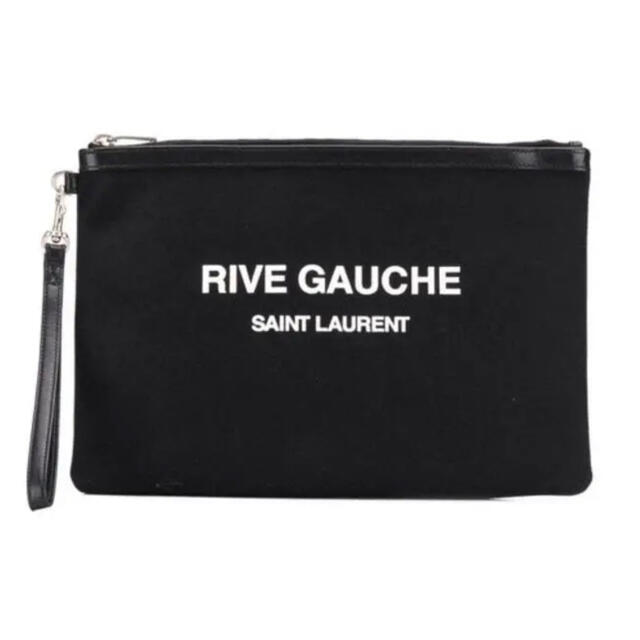 新品未使用！送料込み★Saint Laurent★リヴ・ゴーシュ ロゴ入りポーチ