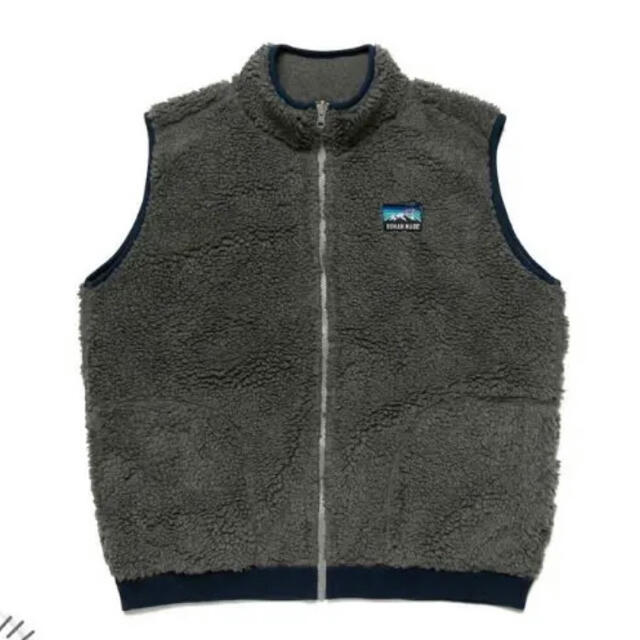 A BATHING APE(アベイシングエイプ)の最安値　humanmade fleece vest フリース　ベスト メンズのジャケット/アウター(ダウンベスト)の商品写真