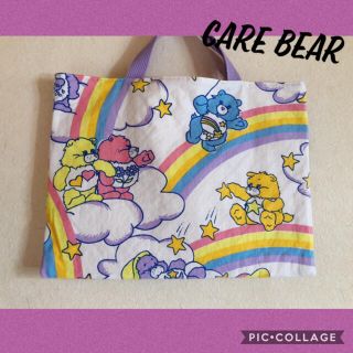 ハンドメイド♡ケアベア♡レッスンバック♡トートバッグ♡エコバック♡入園入学グッズ(バッグ/レッスンバッグ)