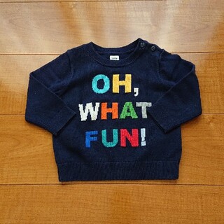 ベビーギャップ(babyGAP)のベビーギャップ、セーター 紺色 80cm(ニット/セーター)