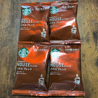 スターバックスコーヒー(Starbucks Coffee)のスターバックス オリガミ ドリップコーヒー　4個(コーヒー)