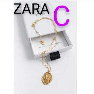 ザラ(ZARA)のZARAアルファベットネックレス【C】(ネックレス)