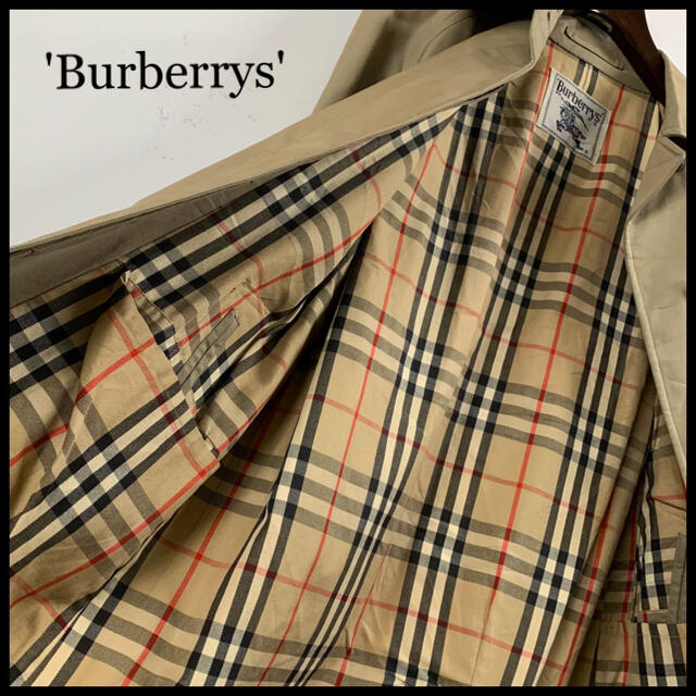 BURBERRY(バーバリー)のBURBERRY バーバリー ステンカラーコート カーキ 裏地総柄 美品 レディースのジャケット/アウター(ロングコート)の商品写真