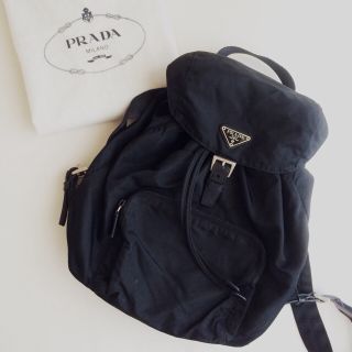 プラダ(PRADA)の美品☆PRADAナイロンリュック黒(リュック/バックパック)