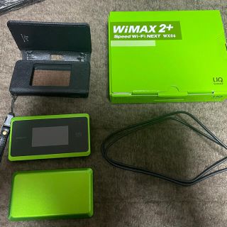 エヌイーシー(NEC)のWiMAX 2+ Speed WiFi NEXT WX06（本体）＋クレードル(その他)