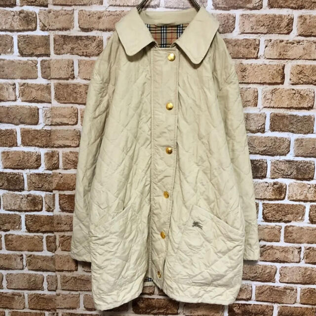 BURBERRY(バーバリー)のvintage Burberry キルティングブルゾン♡ レディースのジャケット/アウター(ロングコート)の商品写真