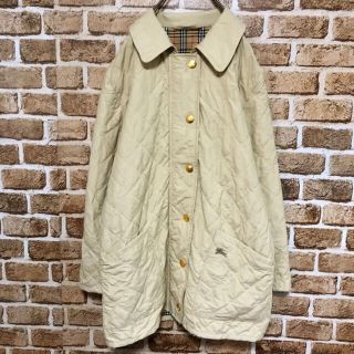 バーバリー(BURBERRY)のvintage Burberry キルティングブルゾン♡(ロングコート)