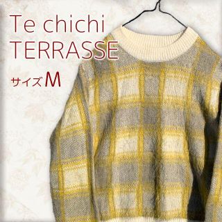 テチチ(Techichi)の【Te chichi TERRASSE】 ニット （ セーター ）イエロー M(ニット/セーター)