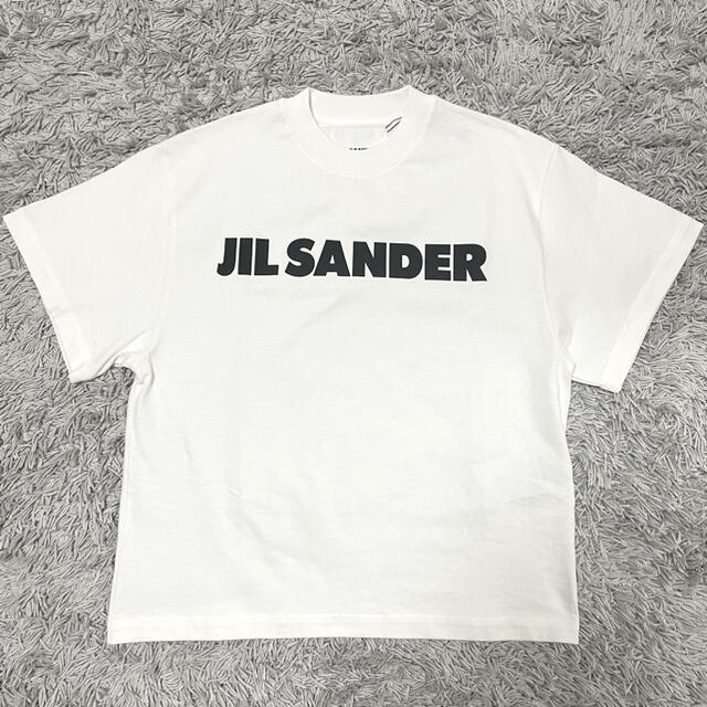 Jil Sander(ジルサンダー)の■ JIL SANDER プリント ロゴ コットン Tシャツ ■ レディースのトップス(Tシャツ(半袖/袖なし))の商品写真