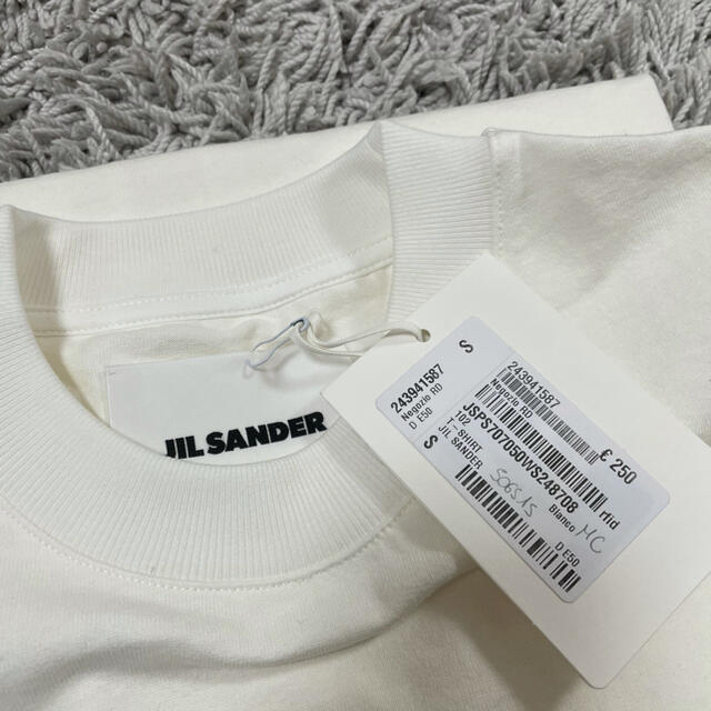 Jil Sander(ジルサンダー)の■ JIL SANDER プリント ロゴ コットン Tシャツ ■ レディースのトップス(Tシャツ(半袖/袖なし))の商品写真