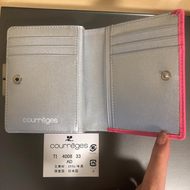 Courreges(クレージュ)のクレージュ　ピンク　お財布 レディースのファッション小物(財布)の商品写真