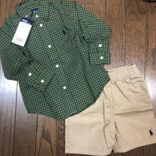 ポロラルフローレン(POLO RALPH LAUREN)のポロ　ラルフローレン　キッズ　ベビー　90㎝　シャツ　ハーフパンツ(その他)