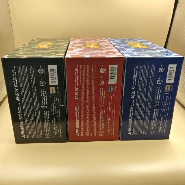 BE@RBRICK CLEAR ABC CAMO SHARK 100%&400%