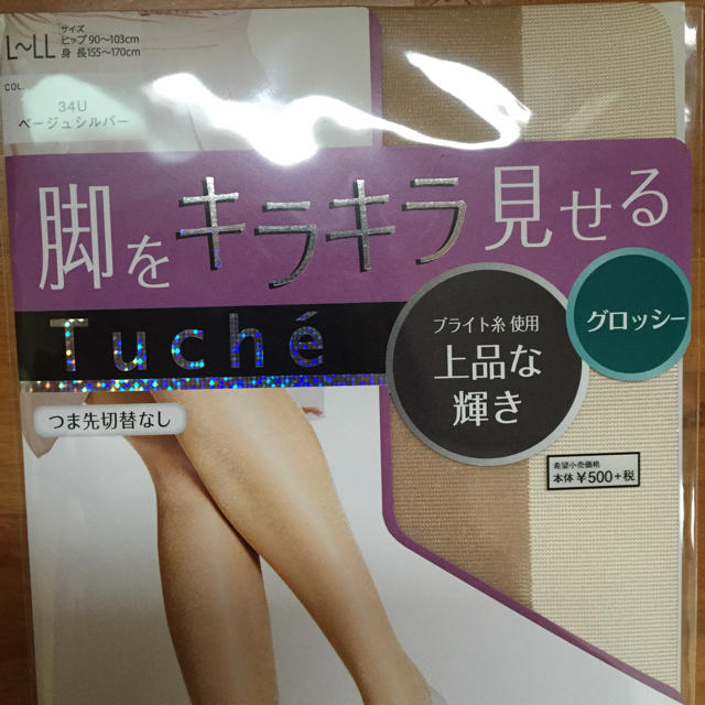 Tuche脚をキラキラ見せるストッキング レディースのレッグウェア(タイツ/ストッキング)の商品写真