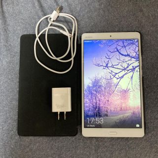 ファーウェイ(HUAWEI)のHUAWEI MediaPad M3 シルバー(タブレット)