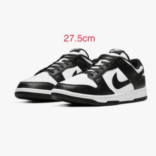 ナイキ(NIKE)のNIKE DUNK LOW BLACK 27.5cm(スニーカー)