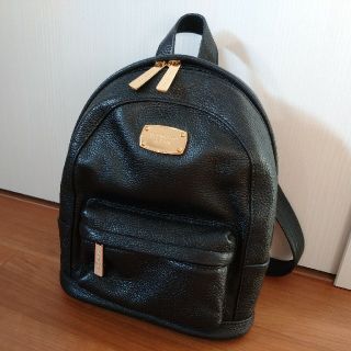 マイケルコース(Michael Kors)の【MK様専用】黒レザーリュック(リュック/バックパック)