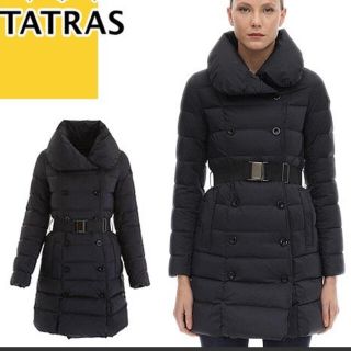 タトラス(TATRAS)の【TATRAS】ロング ダウン コート 黒(ダウンコート)