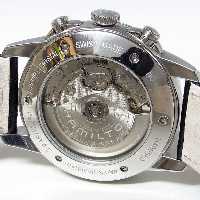 Hamilton オートクロノ 腕時計 メンの通販 by ブランドショップ's shop｜ハミルトンならラクマ - ハミルトン HAMILTON レイルロード お得格安