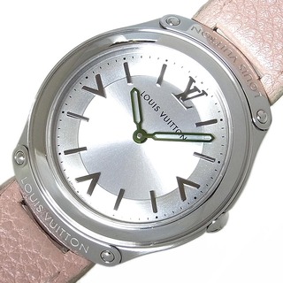 ルイヴィトン(LOUIS VUITTON)のルイ・ヴィトン LOUIS VUITTON フィフティーファイブ Q6J00 SS/純正バックル・革ベルト クオーツ レディース 腕時計(腕時計)